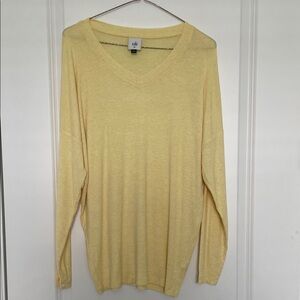 CAbi Yellow Long Sleeve Tee